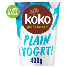 Koko Plant Based Plain Yogurt 400g