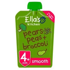 Ella's Kitchen Pears, Peas & Broccoli Puree 120G