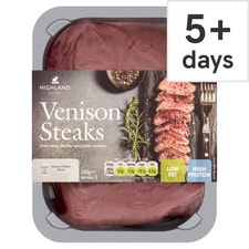 Highland Game Venison Steaks 250G