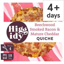 Higgidy Bacon & Cheddar Quiche 400G