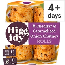 Higgidy Cheddar & Caramelised Onion Chutney Rolls