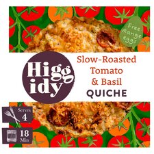 Higgidy Tomato & Basil Quiche 400G