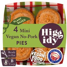 Higgidy Mini No-Pork Pies 4 Pack 176G