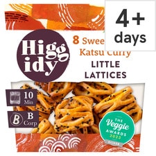 Higgidy 8 Sweet Potato Katsu Curry Lattices 160G