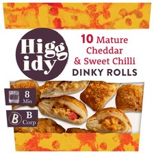 Higgidy  Mature Cheddar & Sweet Chilli Dinky Rolls 170g 