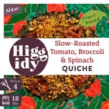 Higgidy Roasted Tomato, Broccoli and Spinach Quiche 380G