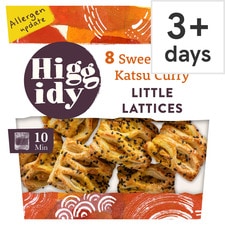 Higgidy 8 Sweet Potato, Katsu Curry Little Lattices 160g