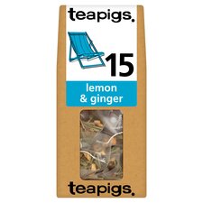 Teapigs Lemon & Ginger 15 Tea Bags 37.5G