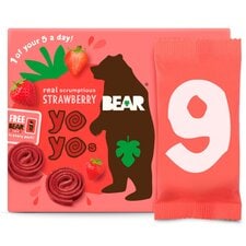 Bear Pure Fruit Yoyo Strawberry 9X20g