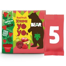 Bear Yoyo Sours Strawberry & Apple 5X20g