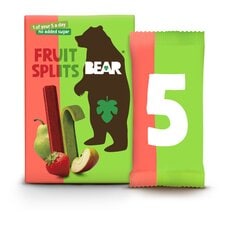 Bear Fruit Split Strawberry & Apple 5 Pack 100G