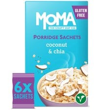 Moma Jumbo Oat Porridge Coconut & Chia 6 X 35G