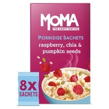 Moma Jumbo Porridge Raspberry Chia & Pumpkin Seeds 8X35g