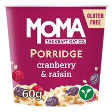 Moma Jumbo Oat Porridge Cranberry & Raisin 60G