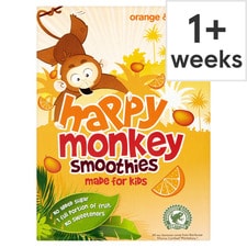 Happy Monkey Smoothies Orange & Mango 4 x 180ml