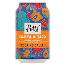 Potts Fajita & Taco Pibil Cooking Sauce 330G