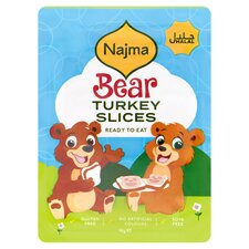 Najma Halal Bear Turkey Slices 90G