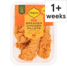 Najma Halal Spicy Breaded Chicken Fillets 300G