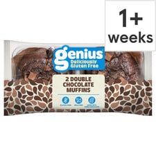 Genius Gluten Free 2 Double Chocolate Muffins