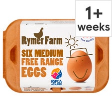 Rymer Farm Eggs Medium Free Range 6 Eggs (L)