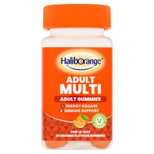 Haliborange Adult Multi Orange Flavoured Multivitamin Gummies 30s 