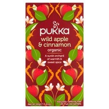 Pukka Organic Spiced Apple Cinnamon Plus Ginger 20 Tea Bags 40G