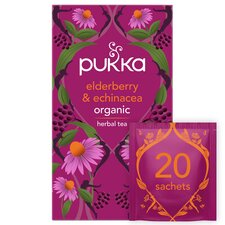 Pukka Elderberry & Echinacea Organic 20 Tea Bags 40G