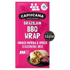 Capsicana Paprika Brazilian Bbq Wrap Seasoning Mix 28G