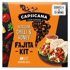 Capsicana Mexican Chilli & Honey Fajita Kit 455G