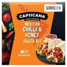 Capsicana Mexican Chilli & Honey Fajita Kit 335g