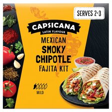 Capsicana Mexican Smoky Chipotle Fajita Kit 335g