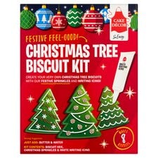 Cake Decor Christmas Tree Biscuit Kit 194G