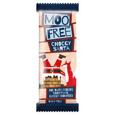 Moo Free Milk Chocolate Santa Bar