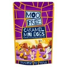 Moo Free Caramel Filled Mini Eggs 88G