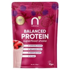 Naturya Balanced Protein Superfood Shake Powder - Mixed Berry 550g