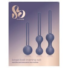 So Divine Kegel Ball Training Set with Pelvic Floor Muscle Exerciser (Set)