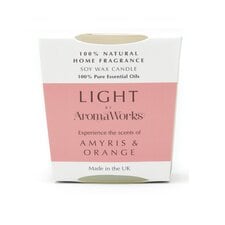 AROMAWORKS LIGHT AMYRIS & ORANGE VOTIVE 70G