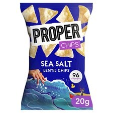 Proper Chips Sea Salt Lentil Chips 20G