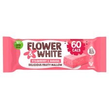 Flower & White Fruity Mallow Bar - Strawberry & Banana 35g