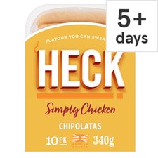 Heck Simply Chicken Chipolatas 340G