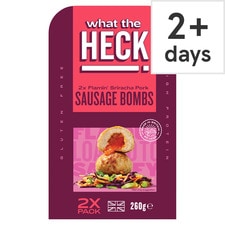 What the Heck 2 Pork & Sriracha Sausage Bombs 260g