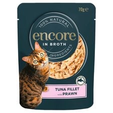 Encore Cat Food Tuna With Prawn Pouch 70G