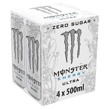 Monster Energy Drink Ultra 4x500ml