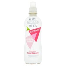 Get More Vitamins Recovery Still Water Cranberry Drink 500ml