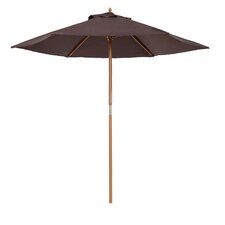 Outsunny 2.5m Garden Parasol Sun Shade Patio Outdoor Umbrella Canopy