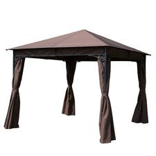 Outsunny 3m x 3m Garden Metal Gazebo Marquee Party Tent Canopy Shelter