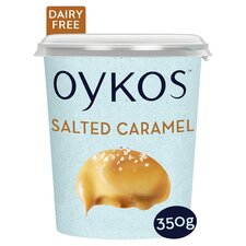 Oykos Salted Caramel Dairy Free Soya Yoghurt Alternative 350g 