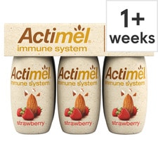 Actimel Dairy Free Strawberry Yoghurt Drink Alternative Multipack 6x100g