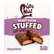 Pip & Nut Peanut Butter Stuffed Chocolate Oat Bars 3 x 48g