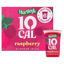 Hartleys 10 Cal Raspberry Jelly 6X175g